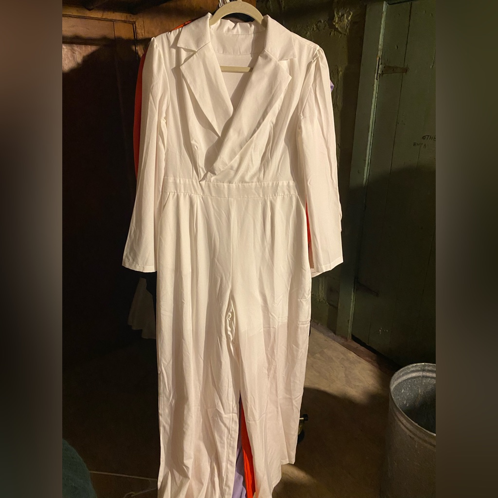 Fun White Jumpsuit
